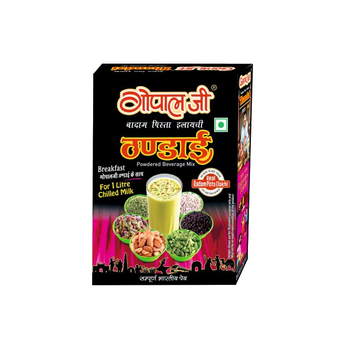 GOPAL JEE Thandai With Badam, Pista, Elaichi 500 Gm