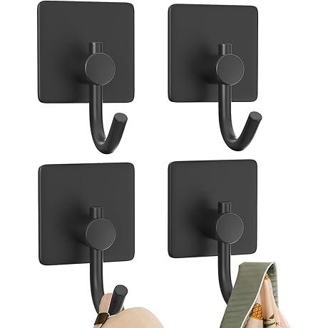Self Adhesive Wall Hooks for Hassle-Free Hanging