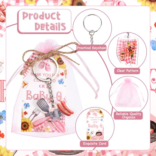 Image of Party Favors Theme Baby-Shower Keychain Set