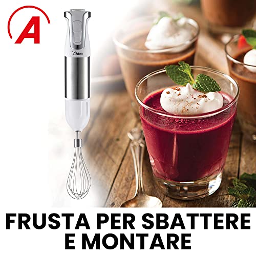 Ardes Trinity 0,7 L Frullatore ad immersione 1000 W Acciaio inossidabile, Bianco 6 Ardes Trinity 0,7 L Frullatore ad immersione 1000 W Acciaio inossidabile, Bianco