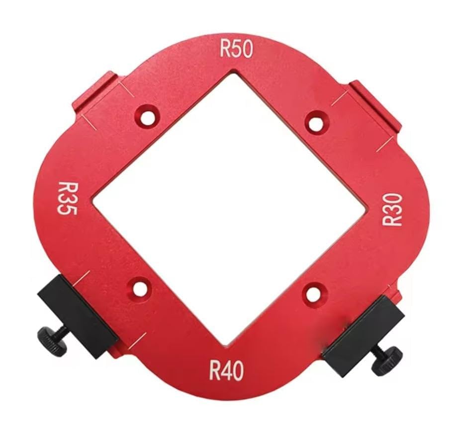 Rox Wood 0282 Alüminyum 4 Açılı Köşe Yönlendirici Freze Şablonu