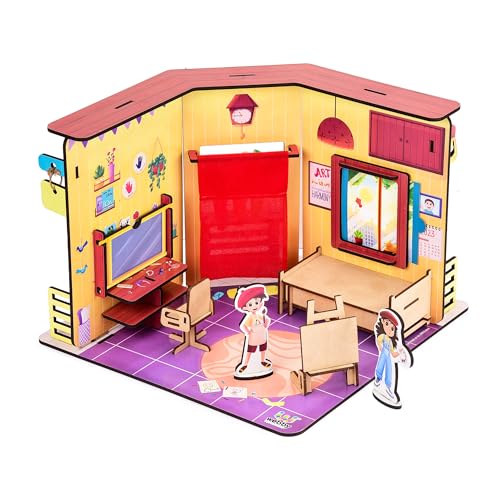 Include uno specchio convertibile da disegno, una fioriera per fiori e una bella tenda per decorare la casa.