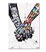 JCYMC Jigsaw Puzzle 1000 Pezzi Banksy Street Graffiti Collage Scimmia Poster Legno per Adulti Giochi per Bambini Giocattoli Educativi Wg97Vy