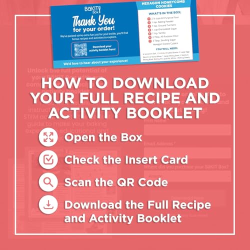 BāKIT Box Hexagon Honeycomb Sugar Cookie Decorating Kit - Homeschool Curriculum Geometry Kids Activities Baking Kit - STEM Birthday Gifts for Boys & Girls - Image 7