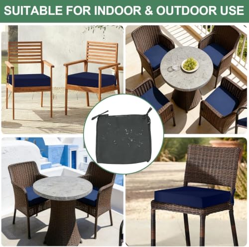 Fundas de Cojín Jardín Exterior Sofá Terraza Verde Impermeable Con Cremallera 6