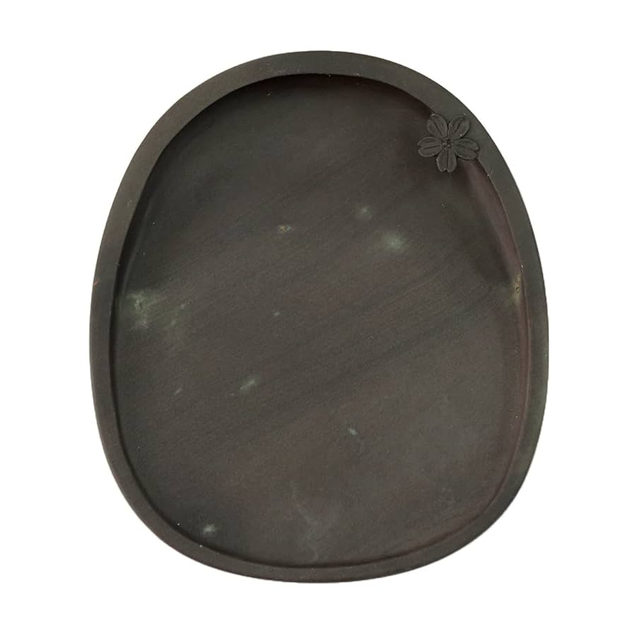 Amazon | 端渓 麻子坑 桜一輪硯 5.0吋 | 硯 | 文房具・オフィス用品