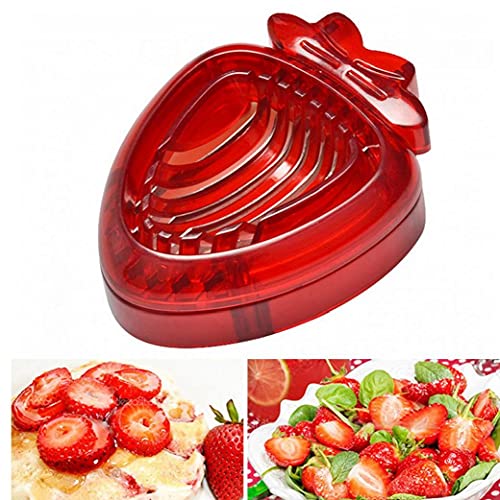 NIDONE Fruit Corer Strawberry Slicer Core Remover Tool Huller Cutter Stam Ananas Eyes Stalk Leaves Gadget Set 2PCS - Image 6