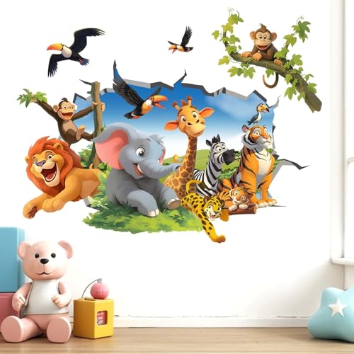Vinilos Decorativos para Pared Animales de la Jungla miniatura 2