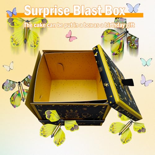 WUEURU Flying Butterfly Surprise Box Exploding Gifts Box