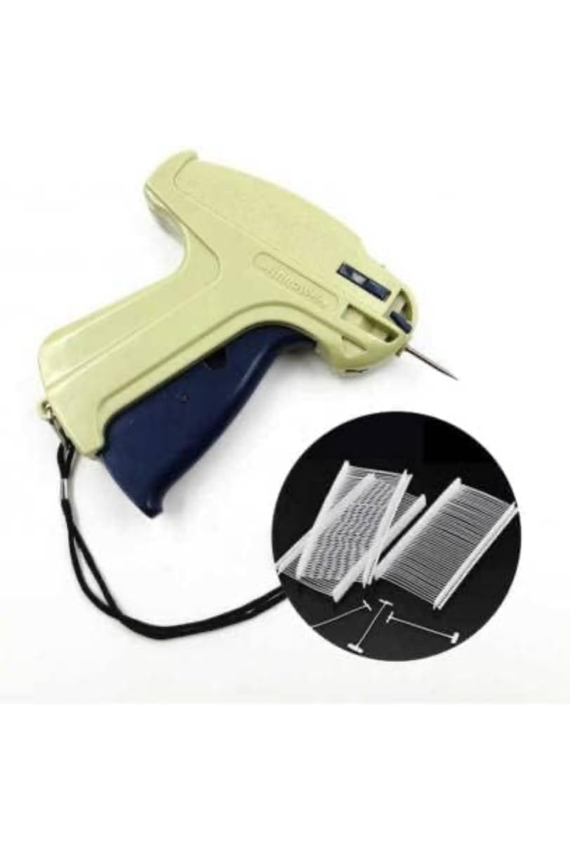 A.S Enterprises tag Gun Arrow 9S Machine + 5000pcs 35 MM TAG Clothing Garment Price Label Tag Gun Tagging Barbs Free with 1 Needle (Dark Cream) MHK-image-11