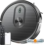 XIEBro Robot Vacuum and Mop Combo, 2 in 1 Robotic Vacuums Cleaner with 3200Pa Max Suction, App/Wi-Fi/Voice, Robot Vacuum with Schedule, Self-Charging, Slim, for Pet Hair, Hard Floor, Carpet