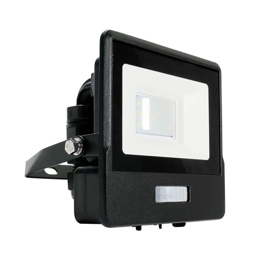 VT 10W LED PIR FL/Light 6500K BLK