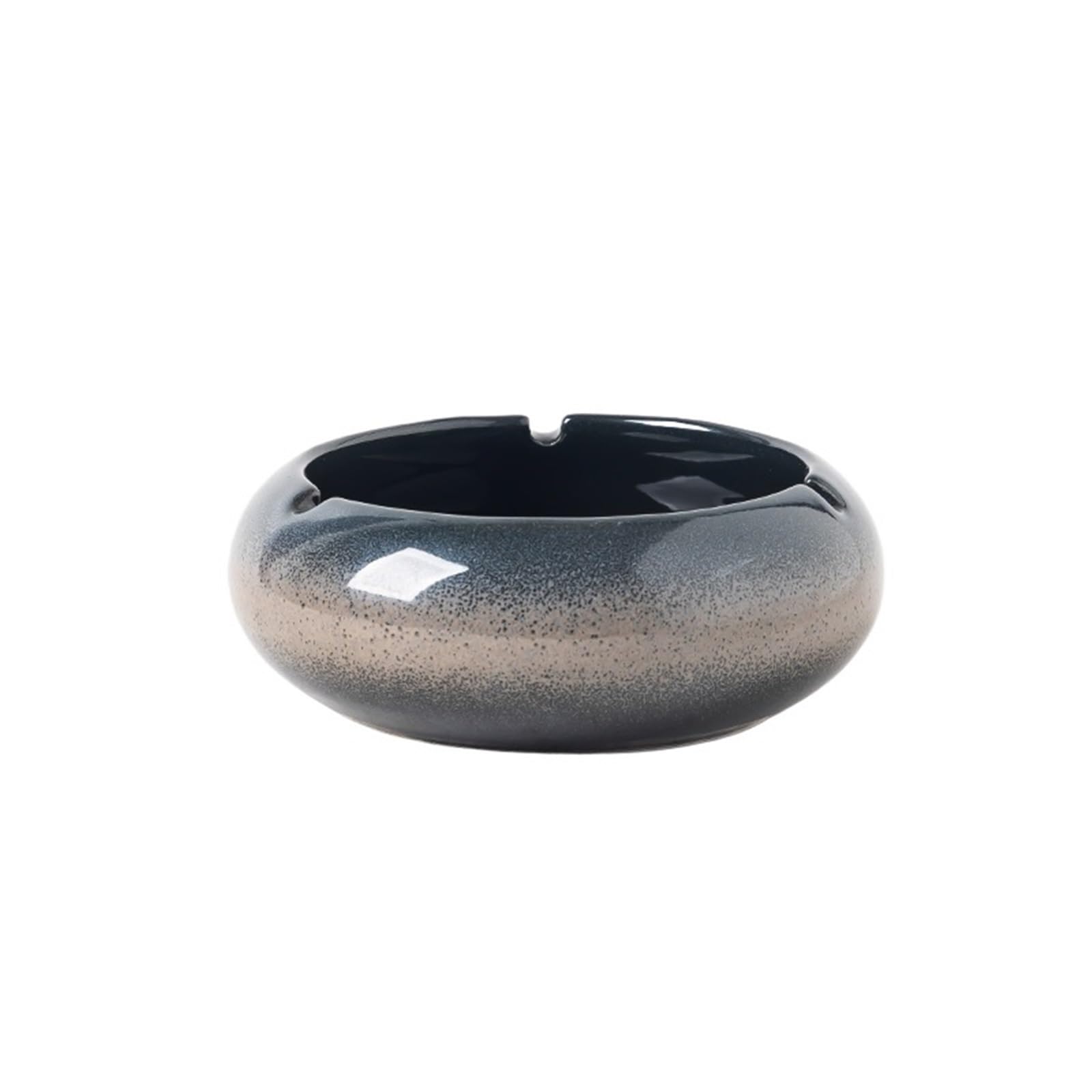 Cigarettes Ashtrays Ceramic Ashtray with Card Slot Desktop Decor for Office Home(Medium)