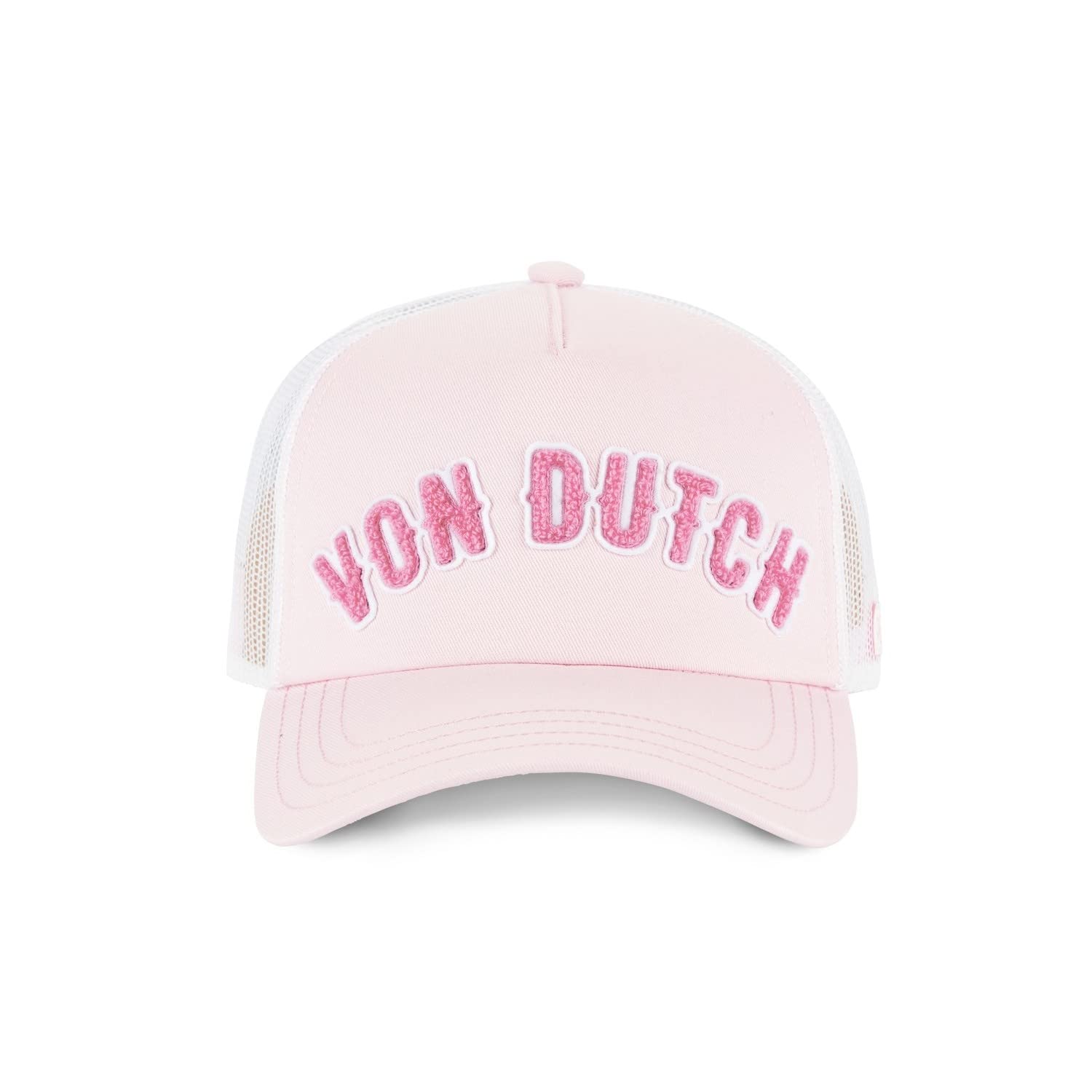 Von Dutch Casquette Homme & Femme, Casquette Trucker Ajustable, Rose Taille TU