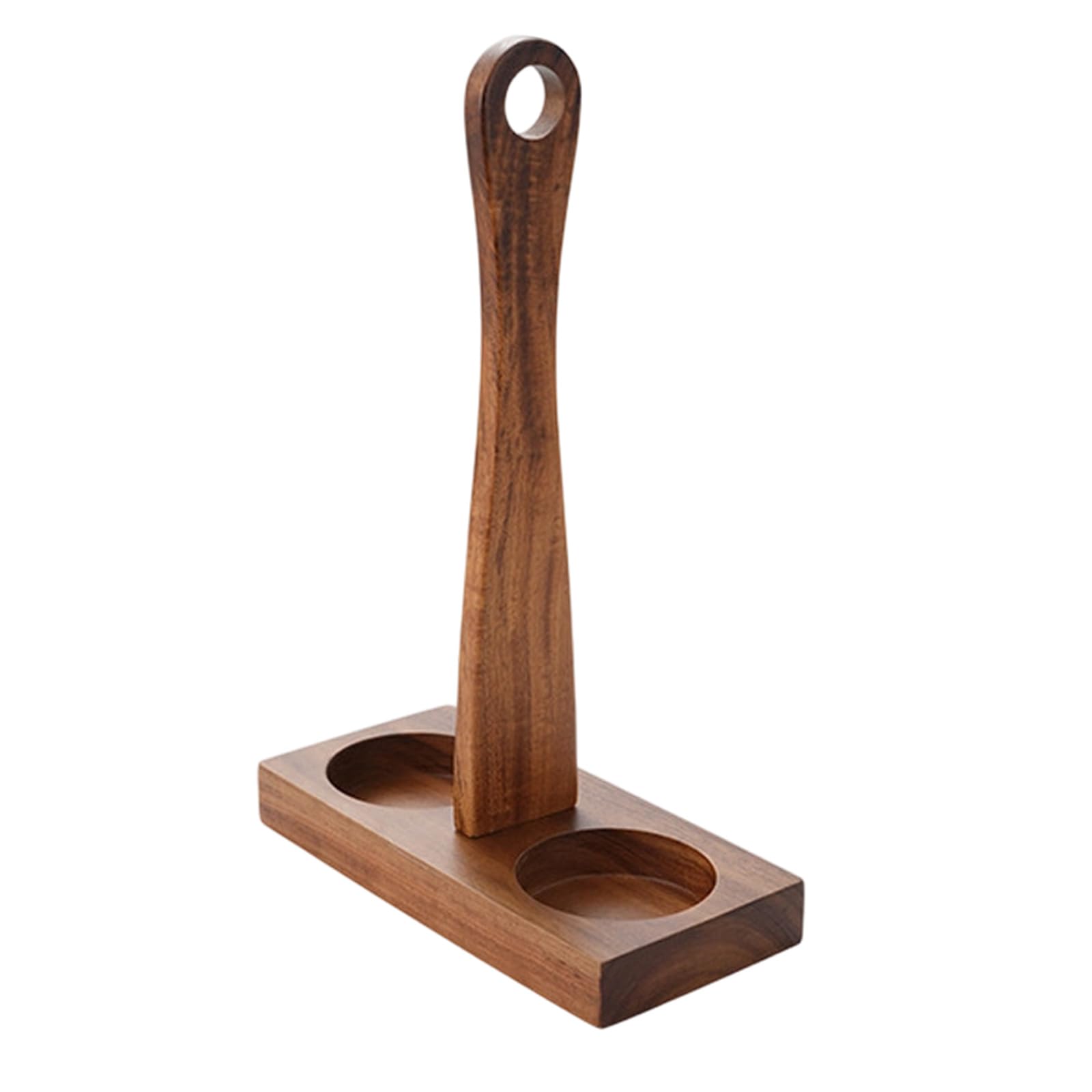 Shntig Practical Wood Salts and Pepper Mill Tray Wooden Kitchen Tool Tray with Nonslip Base Grinders Accessories Peanut Wood