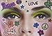 Produktbild Andrea Moden Gesichts-Tattoo Set Flower-Power Klebetattoos - Ideales Accessoire zum Hippie und Flower-Power-Kostüm