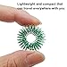 FRIMOONY Spiky Sensory Rings for Fingers Massage, Stress Relief, 15 Pieces, 5 Colors