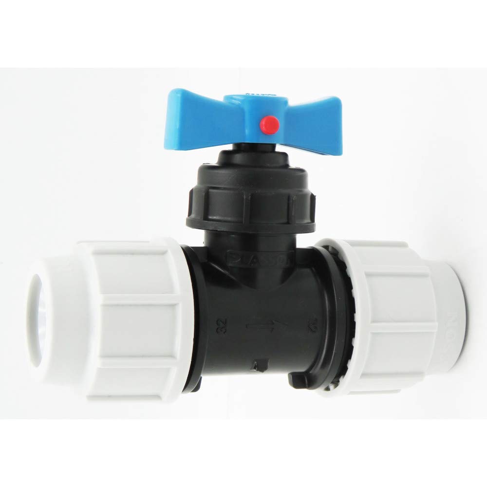 Plasson Compression Mdpe Stop Tap - 32Mm 7296173046560