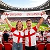 HOMAVEL 2 Pack England Football Scarves, Red & White Fan Scarf, 136x15cm England Official Football National Team Scarf 2026 World Cup Scarfs Match Day Decorations for Footballs Lovers and Supporters #3
