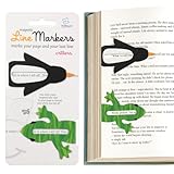 Gifts for Readers & Writers Linemarker Magnetic Bookmarks for Women & Men Critters, Set of 2 Magnet Bookmark Clips, Magnetic Page Holder & Book Marker for Reading with Cute Bookmarks Design for Kids