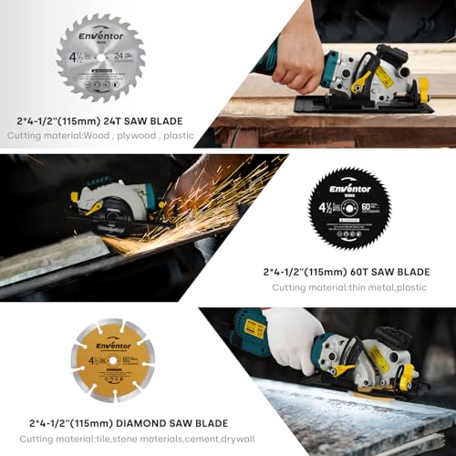 Enventor 5.8A Mini Circular Saw