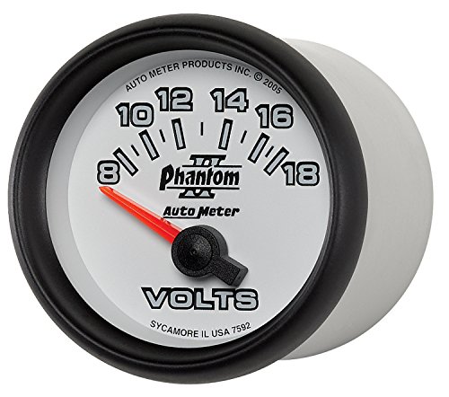 Image of AUTO METER 7592 Phantom II Voltmeter, 2.3125 in.