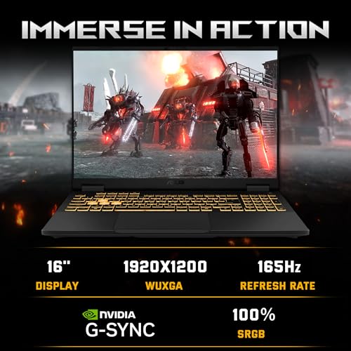 Image of ASUS TUF F16 16 inch WUXGA 165Hz Gaming Laptop, Intel i7-14650HX, NVIDIA GeForce RTX 5070 8GB, 16GB DDR5, 3TB Storage(2TB SSD&1TB Docking Station), Backlit Keyboard, IR Camera, Wi-Fi 6E, Win 11 Pro, Gray