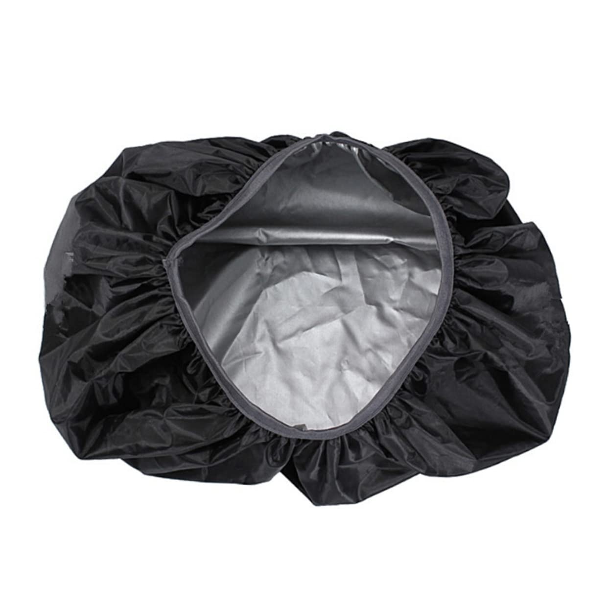 BESPORTBLE 3pcs Foldable Waterproof Backpack Rain Cover Nylon Fabric for 15l-35l Hiking Bags Lightweight Compact Black