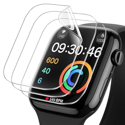 JETech Protector de Pantalla para Apple Watch Series 11/10 42mm, Película de TPU Flexible Autocuración, Anti-Arañazos HD Transparente, 3 Unidades | Ya disponible en tu tienda friki favorita! En mundofriki.es! JETech Protector de Pantalla para Apple Watch Series 11/10 42mm, Película de TPU Flexible Autocuración, Anti-Arañazos HD Transparente, 3 Unidades | Ya disponible en tu tienda friki favorita! En mundofriki.es!