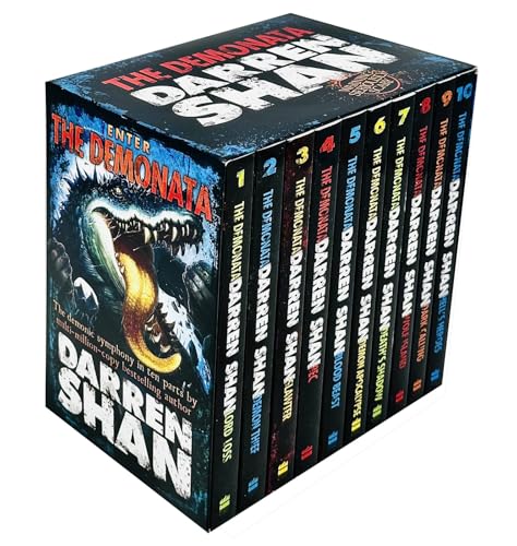 Darren Shan Demonata 10 Books Collection Set Pack (Darren Shan Collection) (Wolf Island, Deaths Shadow, Hells Heroes, Bec, Blood Beast, Dark Calling, Lord Loss, Demon Thief, Slawter, Demon Apocalypse)