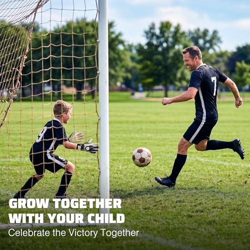 Sportout Goalkeeper Gloves with Fingersave, Breathable Soccer Goalie Gloves, 4mm Latex, for Kids, Youth and Adult - Thumbnail 6