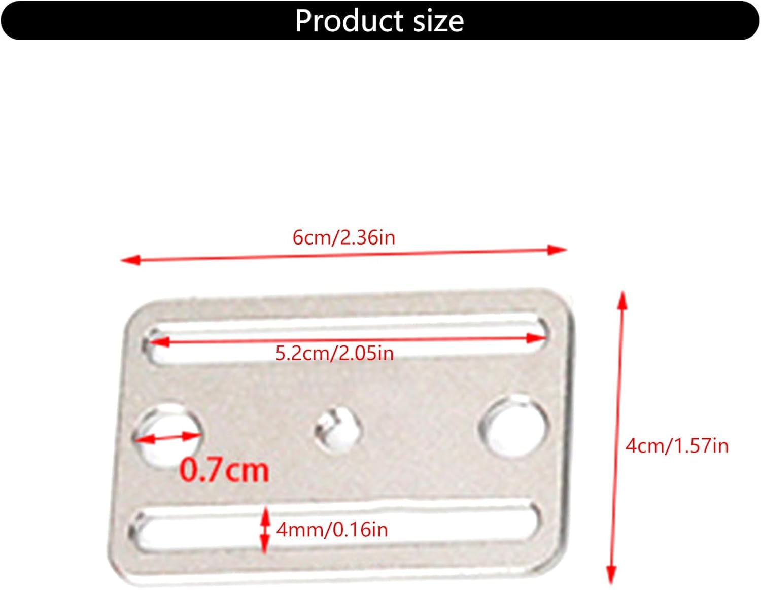 Support de Ceinture de Plomb for plongée sous-Marine, pièce de Rechange en Acier Inoxydable, Support de Ceinture latéral for Poids léger de plongée