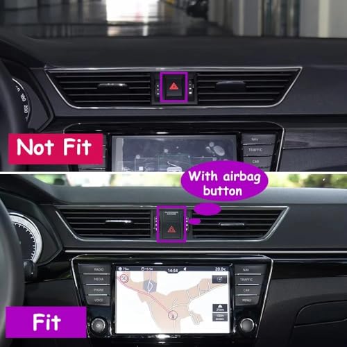 Rejilla de aire frontal para Skoda Octavia 3 MK3 (2015-2021): repuesto de ventilación de salpicadero 6