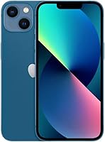 Apple iPhone 13 128GB Blue Unlocked (Renewed) - Super Retina XDR, A15 Bionic, 5G, Dual Cameras
