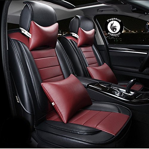 Image of Pegasus Premium PU Leatherite Car Seat Cover for Hyundai Elite -i20 (2014-2020)(Set of Front & Rear Seat Cover Only)
