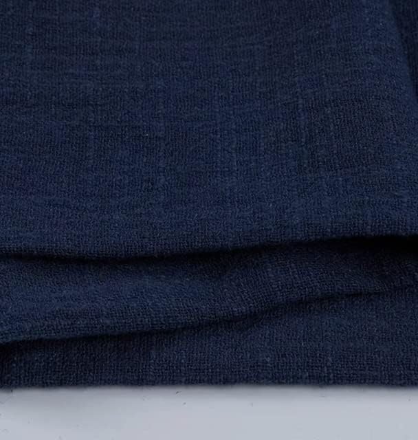 Table Napkins,Dining Cloth Napkins,Washable Wedding 40cm*40cm Pink Green Ivory Cotton Cheesecloth Gauze Table Napkin (Color : Navy Blue)