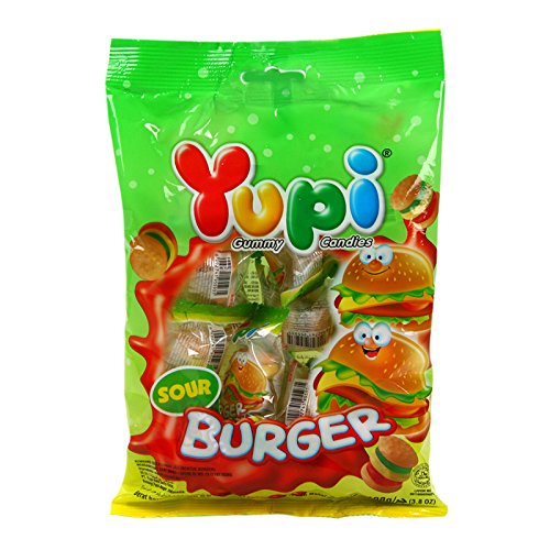 Yupi Jelly Gummy Burger Sour 108 g Pack 2 piezas miniatura 1