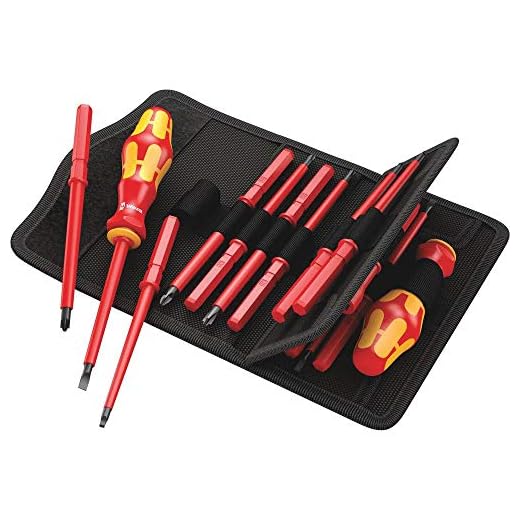 Wera - 5347108001 347108 Kraftform Kompakt VDE 60 i/62 i/68 i/18 Insulated Blade Set