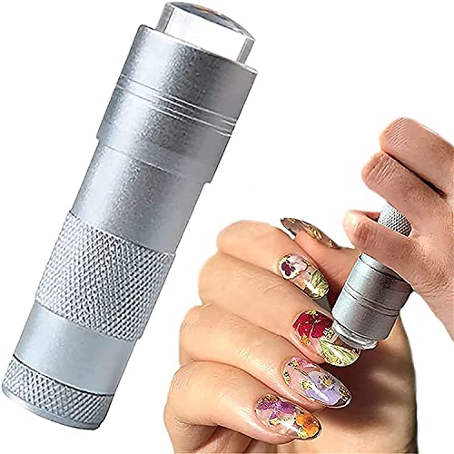 Mini UV Led Nail Lamp Presser,Portable Nail Dryer Perfectly Flatten Nail Decoration,LED Light Nail Dryer