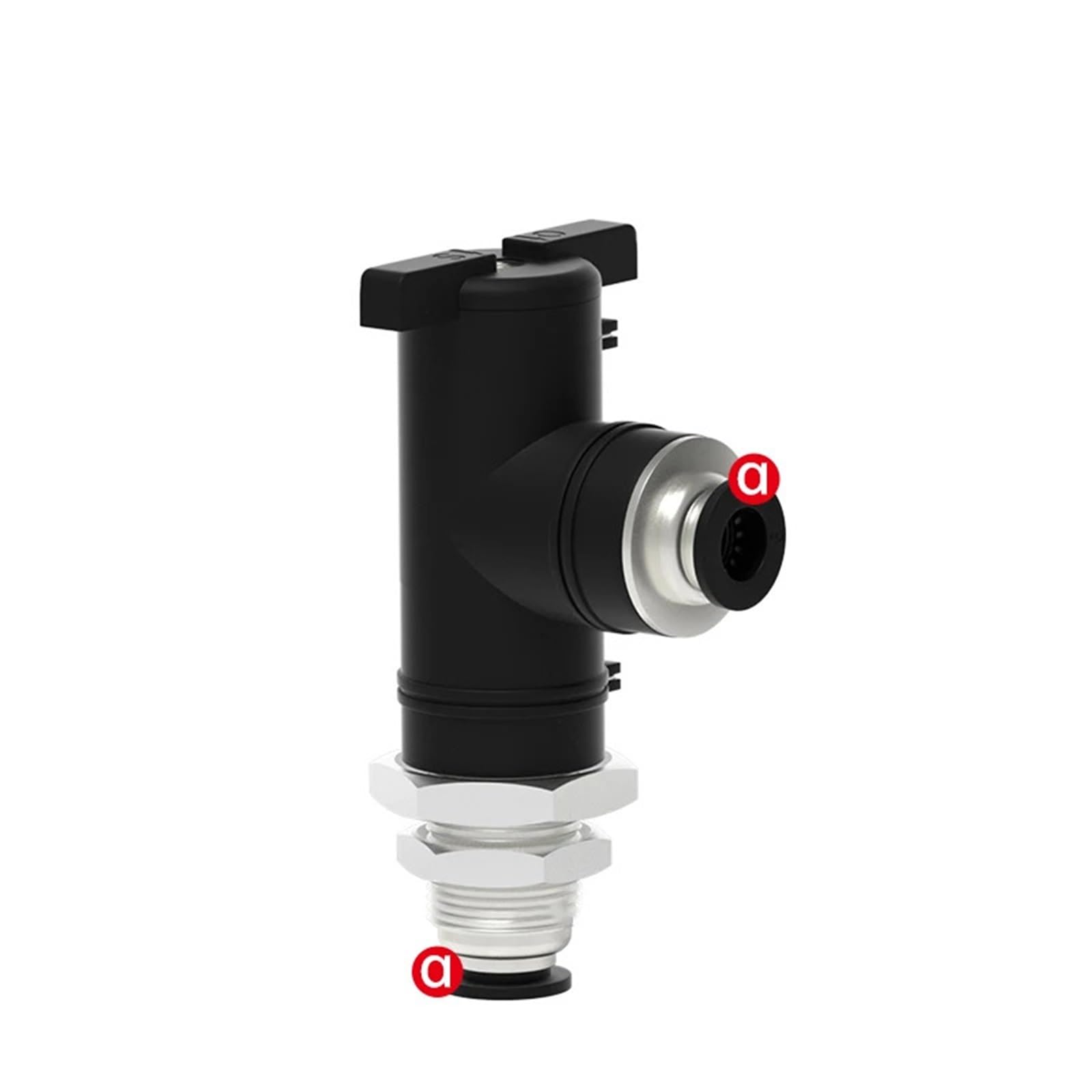 Raccord d'air BLM pour stopper le flux d'air via valve manuelle filetée 12mm