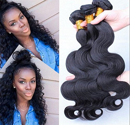 Futuretrend Peruvian Body Wave 4pcs Lot 100% Human Hair Extension Unprocessed Peruvian Virgin Hair Body Wave Total 200g/7.05oz 50g/bundles (18 20 22 22 Inch)