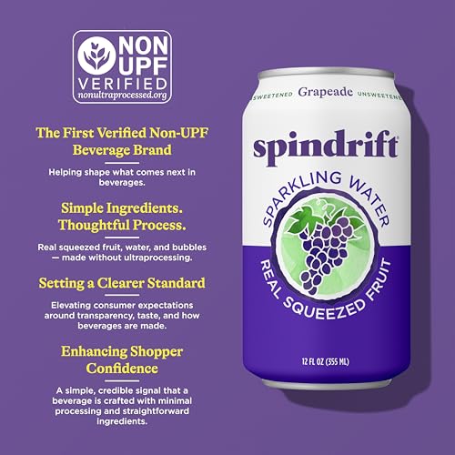 Image of Spindrift Grapeade Can 12 Ounce (Pack of 24)