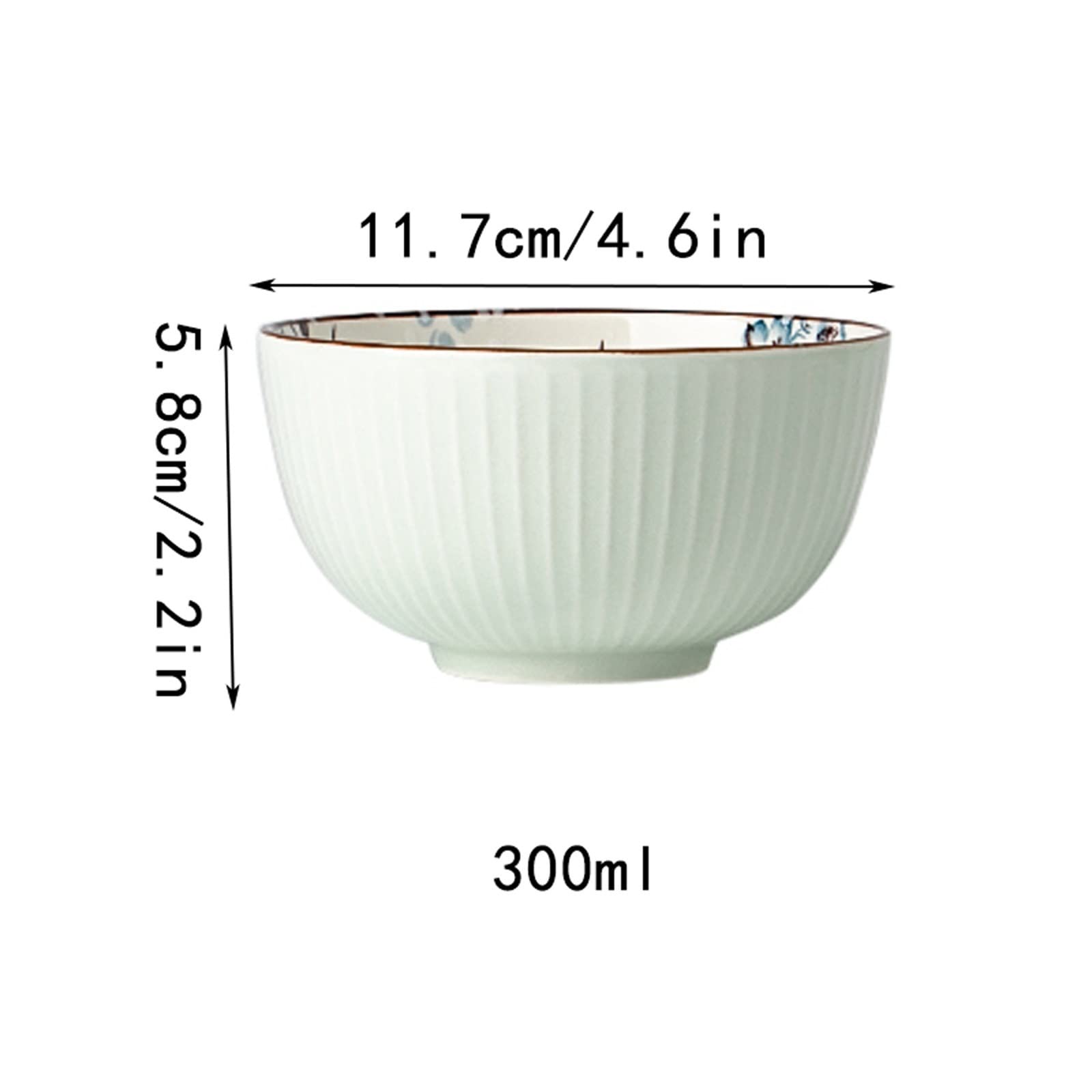 Ceramiczne miski do zupy, ramen, porcelanowe miski do sałatek, zestaw 10 sztuk, kuchenne miski na jęczmień, miseczki deserowe, duża miska do serwowania sałatek