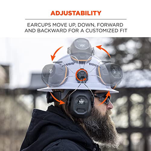 Image of Ergodyne Skullerz 8880 Hard Hat Mounted Earmuffs, NRR26dB