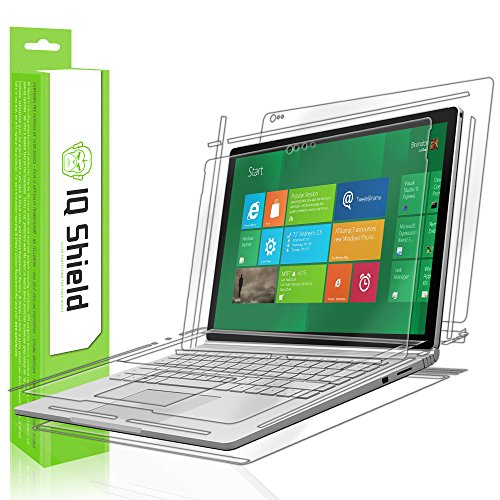 Iq Shield Full Body Skin Compatible With Microsoft Surface Book 13.5 Inch (2015) + Liquidskin Clear (Full Coverage) Screen Protector Hd And Anti-Bubble Film #TOP6