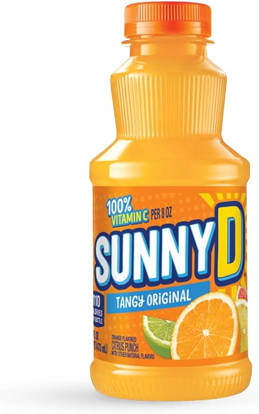 Sunny D Orange 12 16oz By Sunny D Amazon Co Uk Grocery