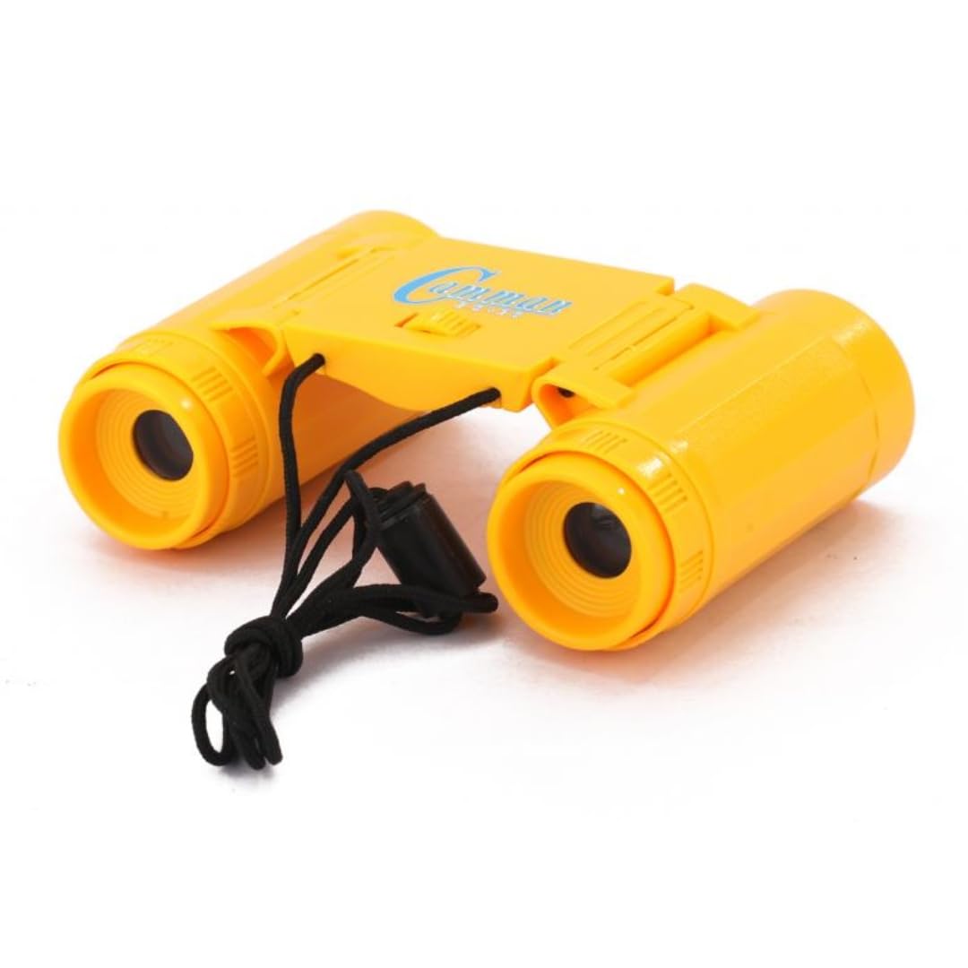 Santoprism - Compact Kids Binoculars 2.5x26 – Lightweight, Durable & Safe Toy Binoculars for Boys & Girls with Neck Strap – Ideal for Outdoor Adventures & Travel (Yellow)-picture-19