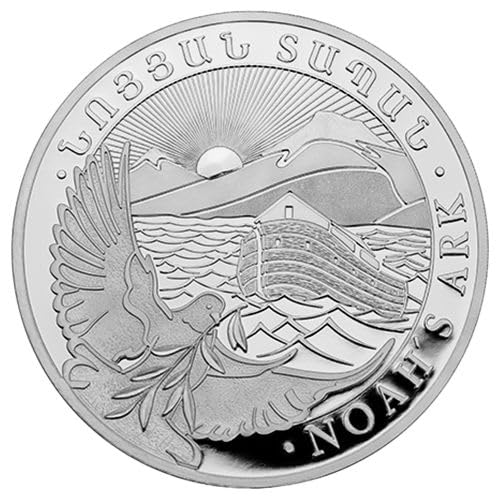 Silbermünze 1/4 Unze, Arche Noah 2023, in Münzhüllen, Neuware