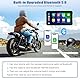 [2025] CAMECHO 6 Zoll Wireless Motorrad-Carplay Android Auto, IP68 Wasserdicht HD 1440 * 720 Touchscreen Bildschirm Navi Display für Motorräder mit Dual Bluetooth 5.0 + Airplay Android Cast