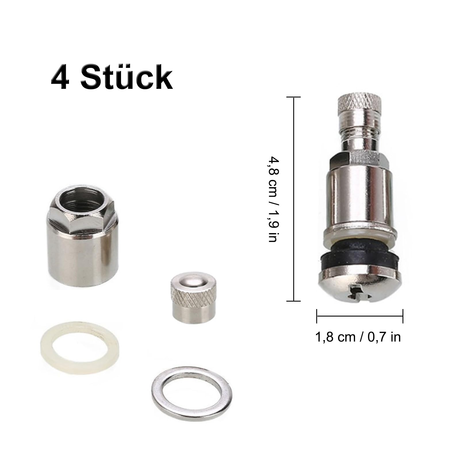 Valvole Cerchioni Metallo, Valvole Per Pneumatici Auto In - Foto 10